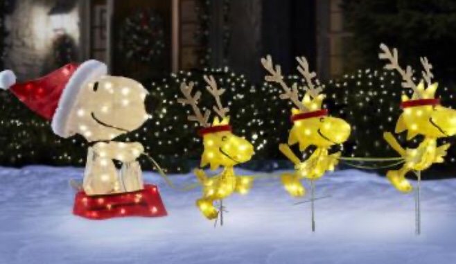 The Illuminated Snoopy Christmas Delivery