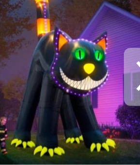 The 17' Blinking Black Cat