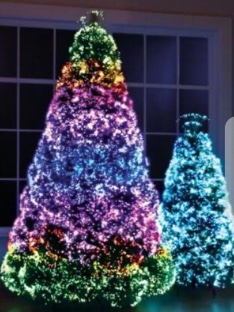 The Northern Lights Christmas Trees