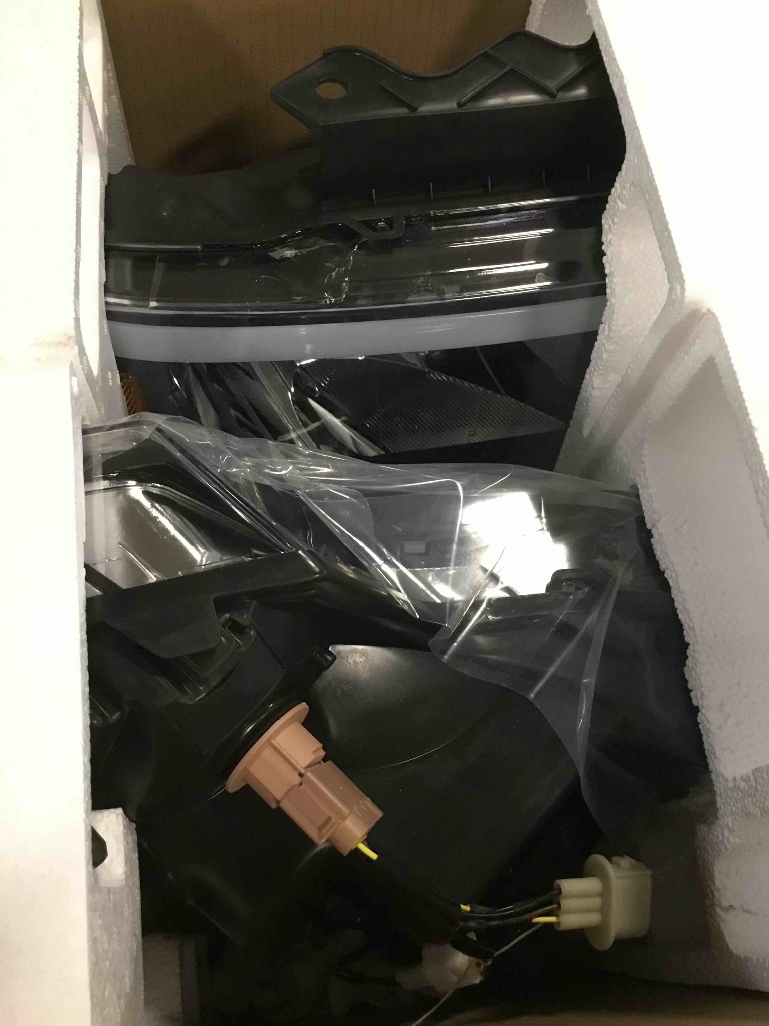 Nilight Headlights Assembly for Ford F150 F-150 2009 2010 2011 2012 2013 2014,Led DRL Headlamp,Black Housing