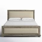Weathered Gray Wolferstorn Upholstered Standard Bed