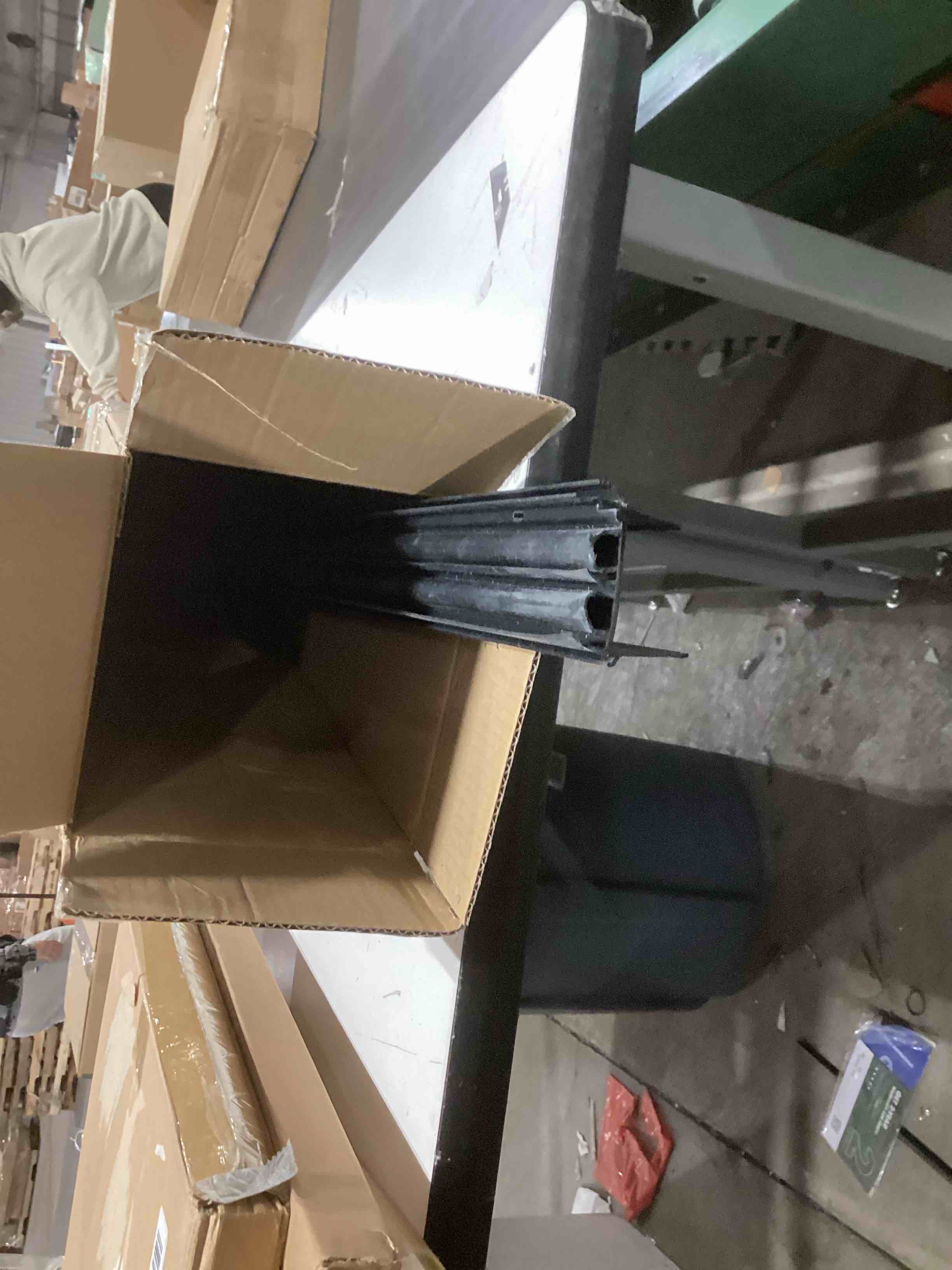 Condition photo showing As Is for Homelike Moment Comforters Queen Size - Grey Duvet Insert Down Alternative Bed Queen Comforter, Lightweight Bedding Comforters Full Size Quilted Soft All Season Reversible Dark Gray/Light Grey Dark Gray / Light Grey Full/Queen