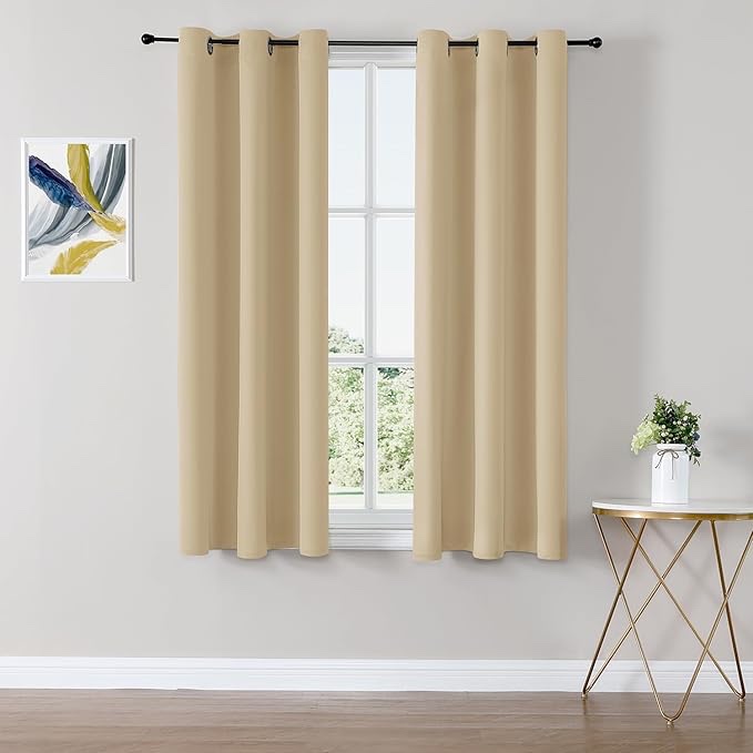 (Pack of 2 )Tolar Polyester Blackout Curtain Pa 54”x84”