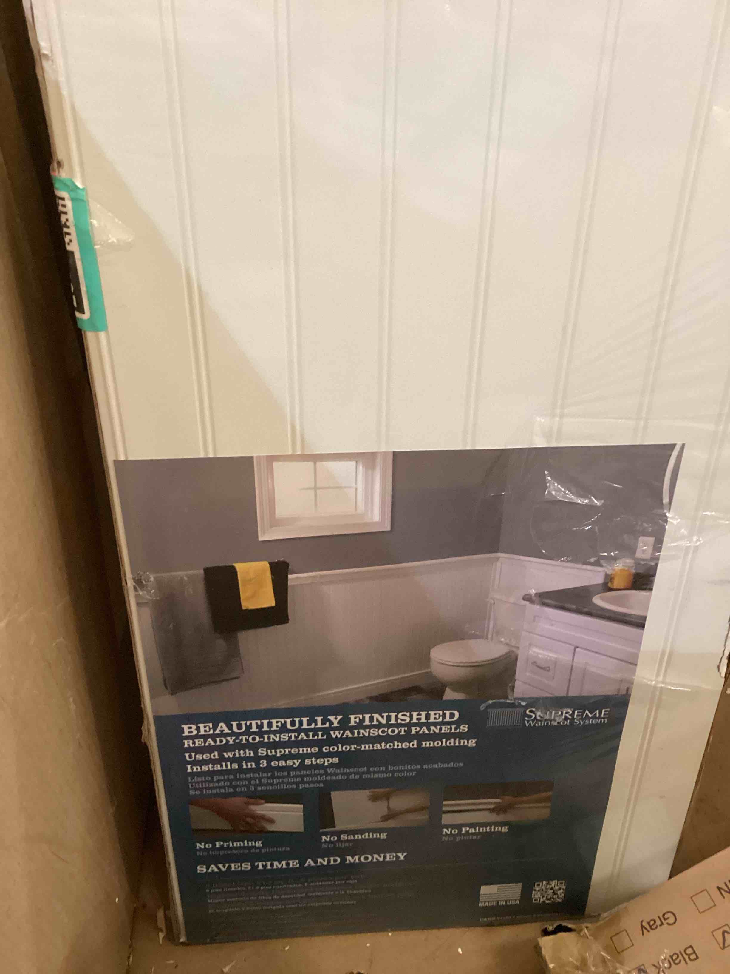 ready to install wainscot panels