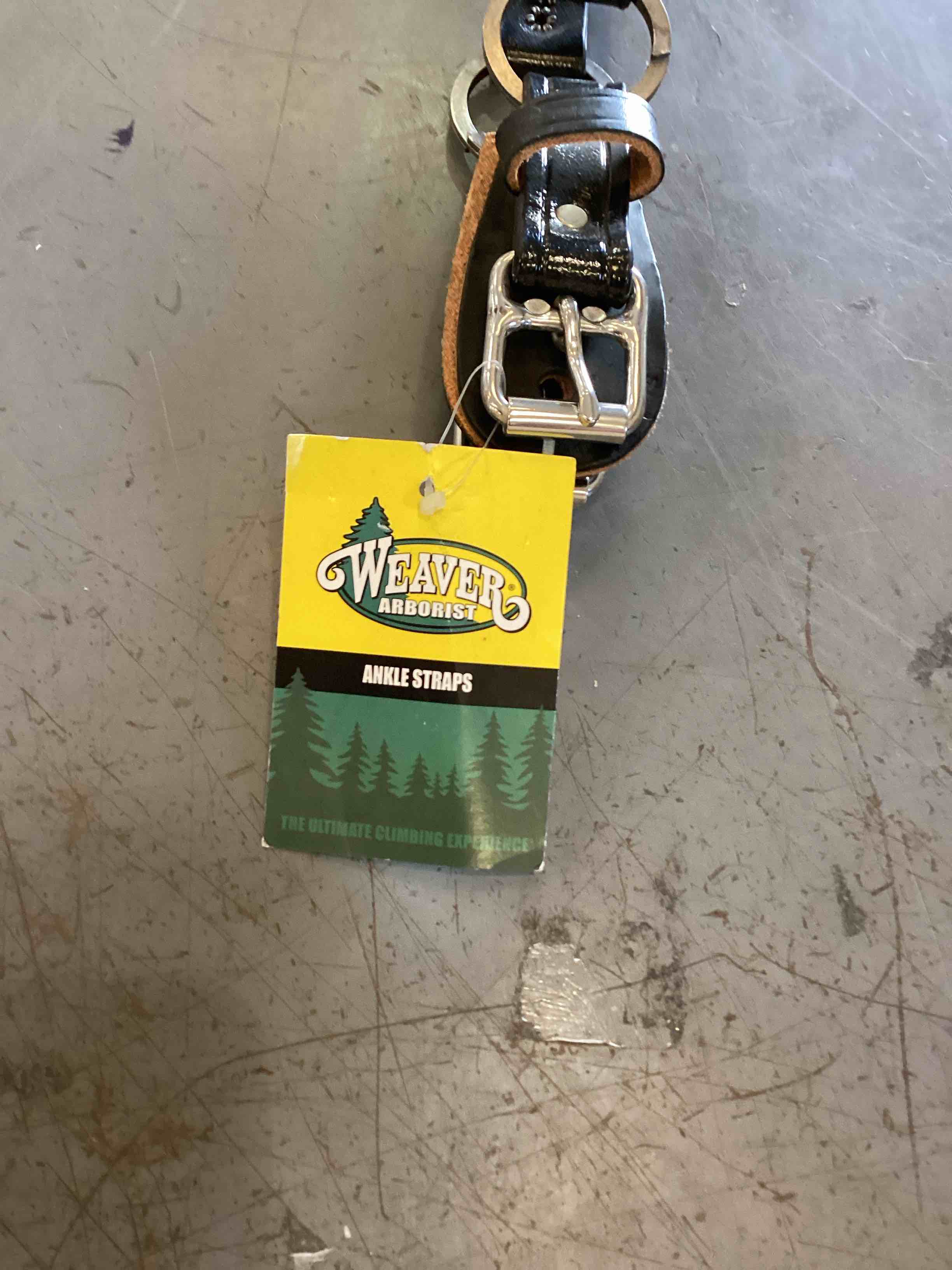 Weaver Arborist, Ankle Straps, Black