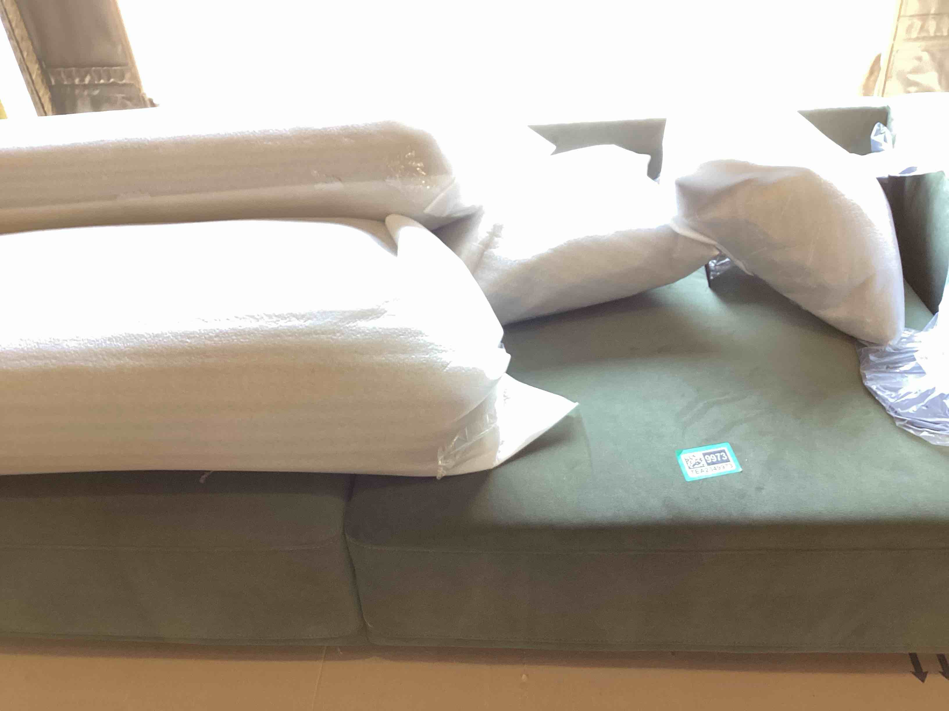 small sofa couch green 