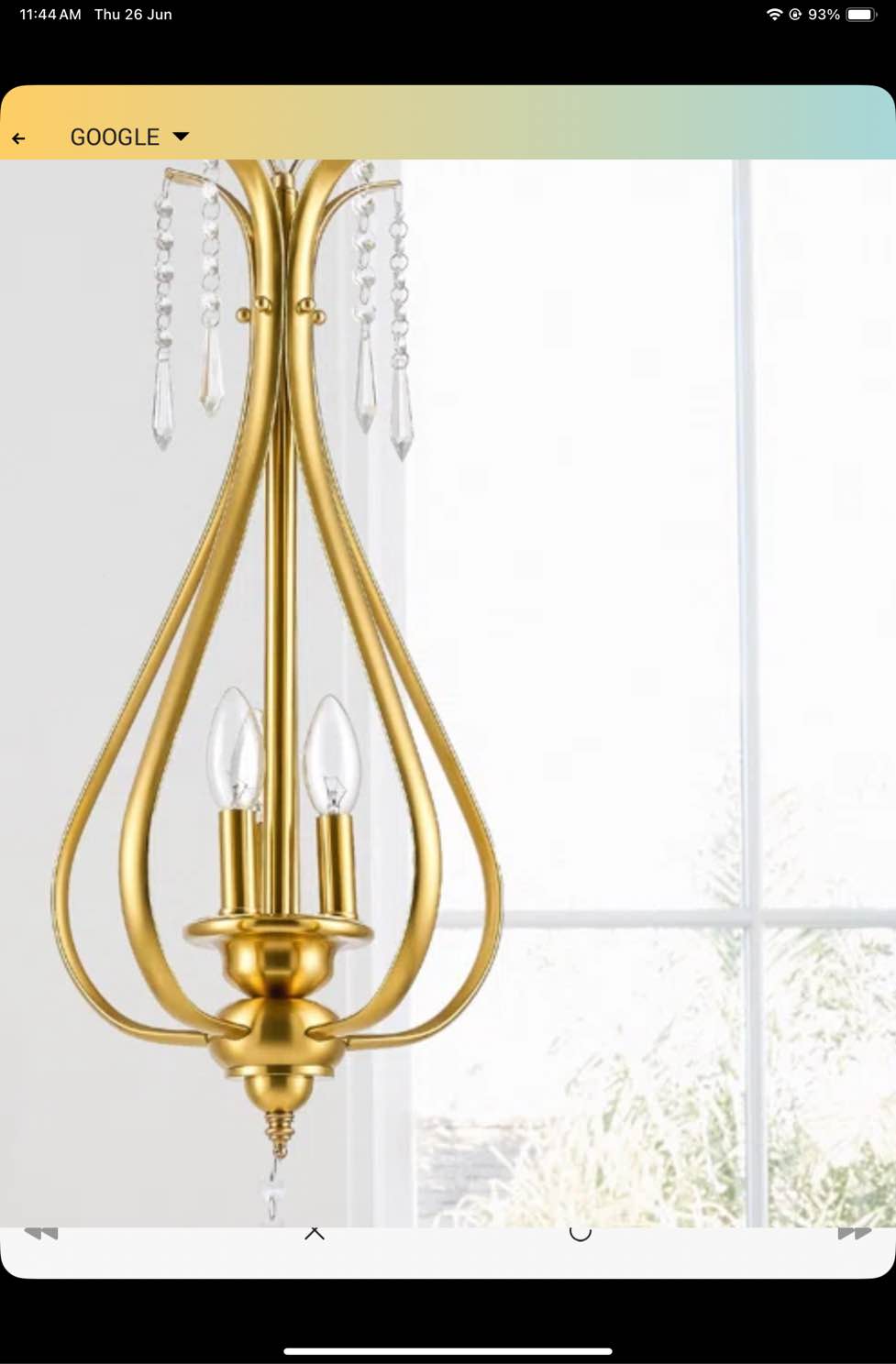 Rodnesia 3 - Light Dimmable Lantern Teardrop Chandelier