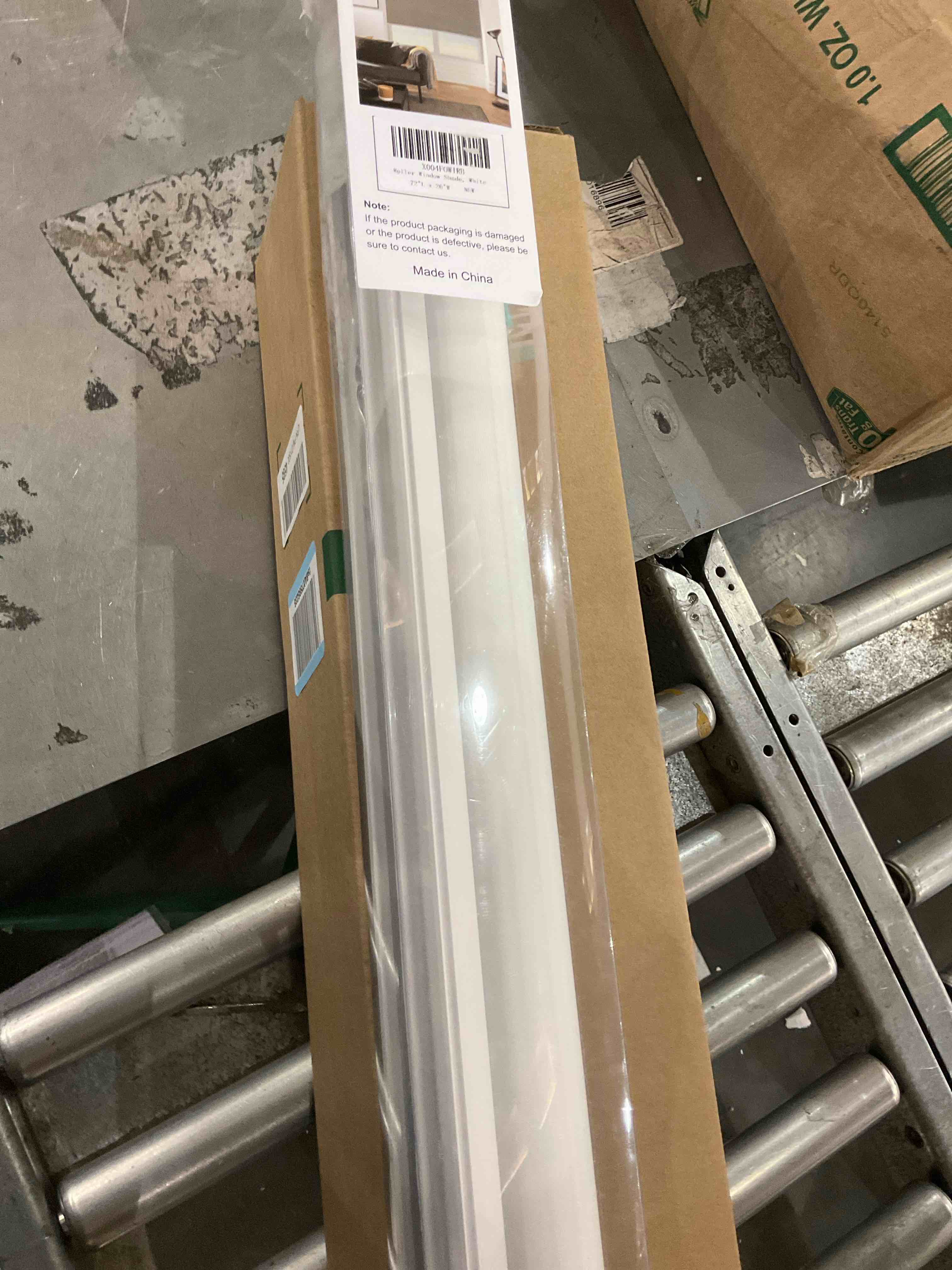 SHADEMOON Cordless Blackout Window Roller Shades (White,Width 26",Height 72")