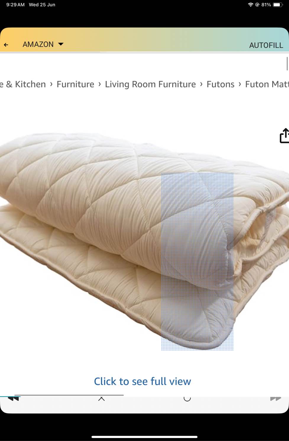 Japanese Futon Floor Mattress - Medium Firm Futon Mattress for Sleeping - Shikibuton - Foldable and Portable Japanese Bed (Black, Queen)