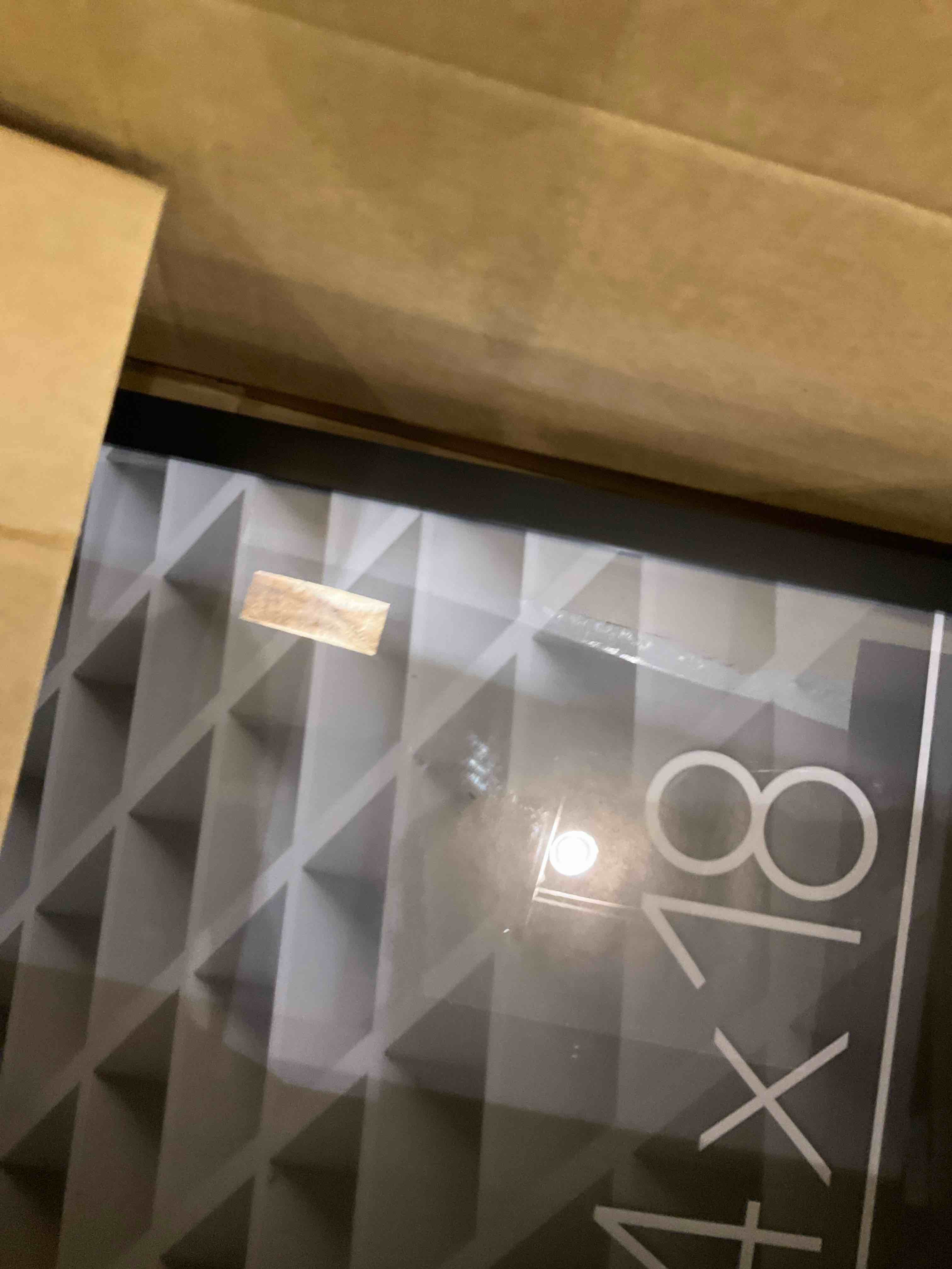 Americanflat 14x18 Picture Frame with Polished Plexiglass - Streamline Collection - Thin Border Picture Frame for Wall Display - Hanging Hardware Included - Black Black 14x18