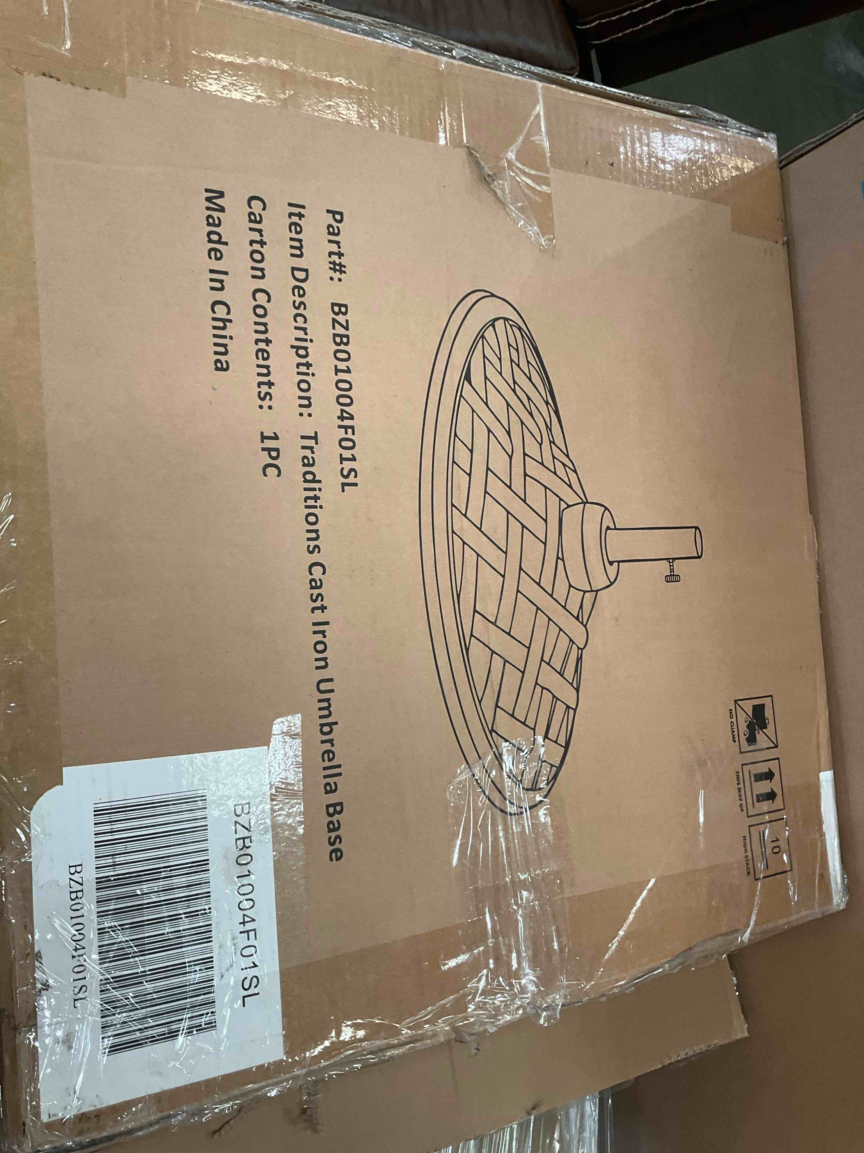 cast iron umbrella base