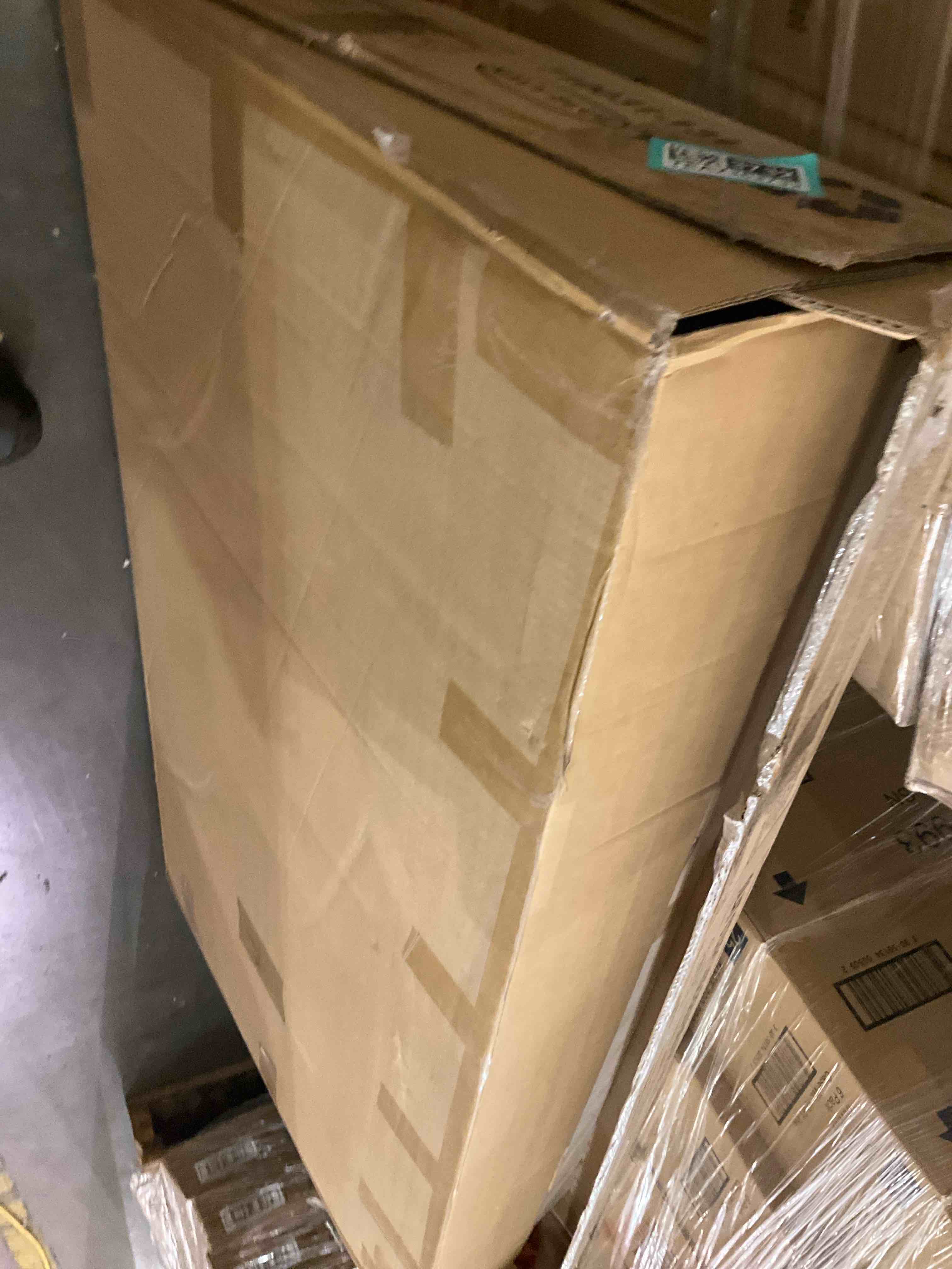 slat staircase bed end set w slat roll, incomplete 