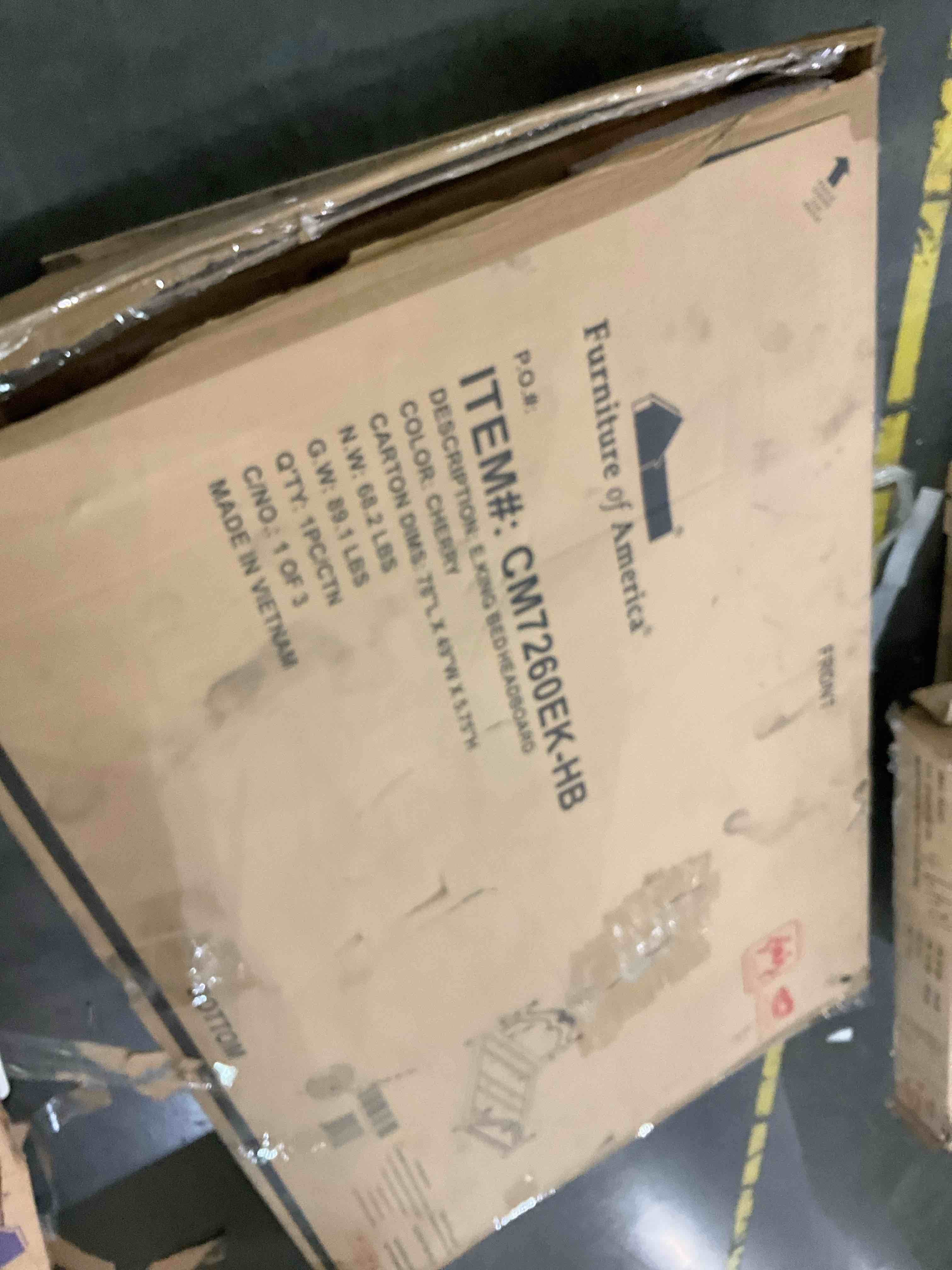 E.king headboard 