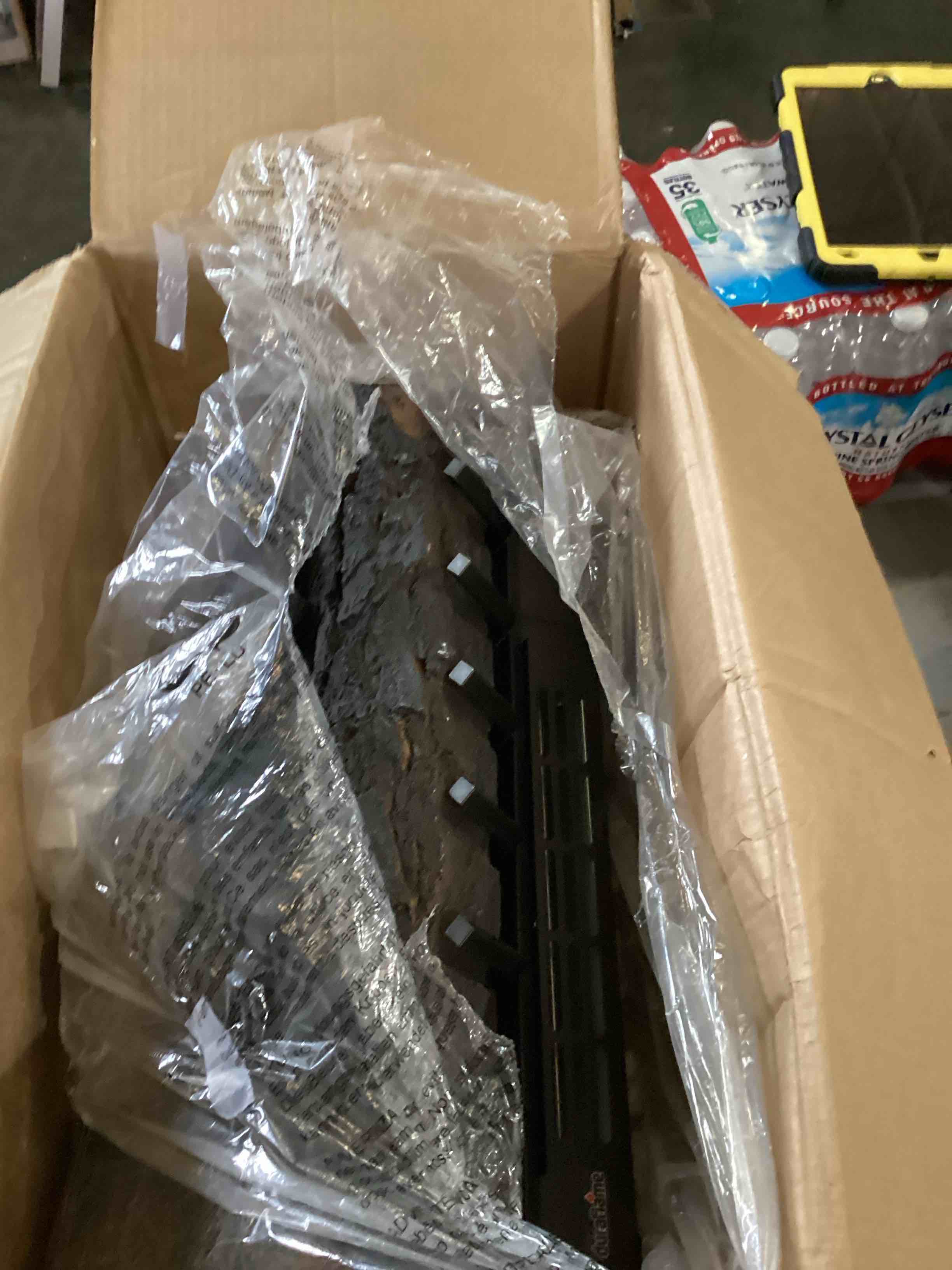 Condition photo showing As Is for Tabletop fireplace