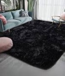antrese shag black area rug 4360869601