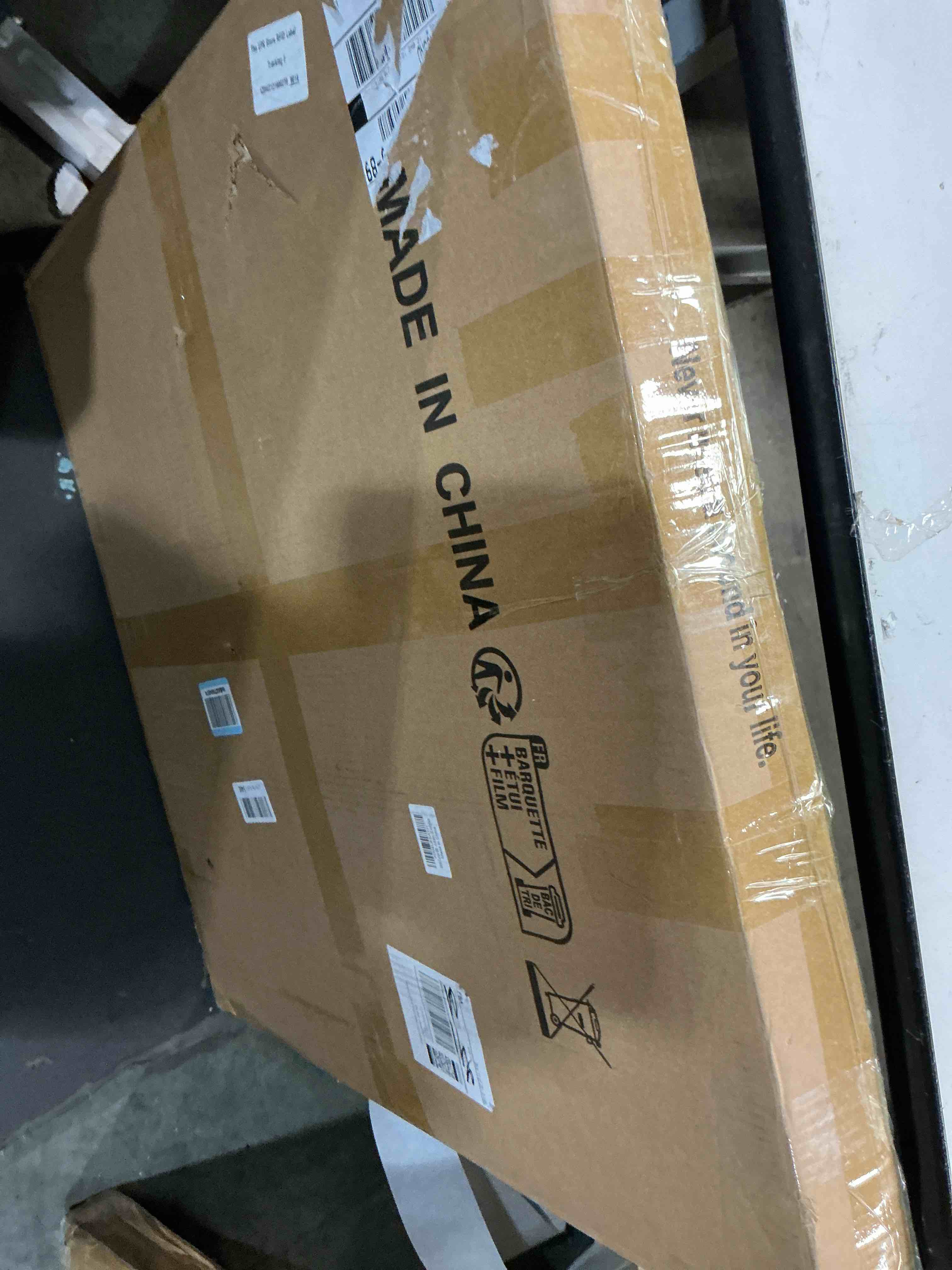 Condition photo showing New/Like New for Vantic 32 Inch Large Wall Clock, Arabic Numeral Wood Oversized Wall Clocks for Living Room Decor, Farmhouse, Bedroom and Kitchen, Completely Silent, Non Ticking, Battery Operated Black-ironwood-arabic 32 inch