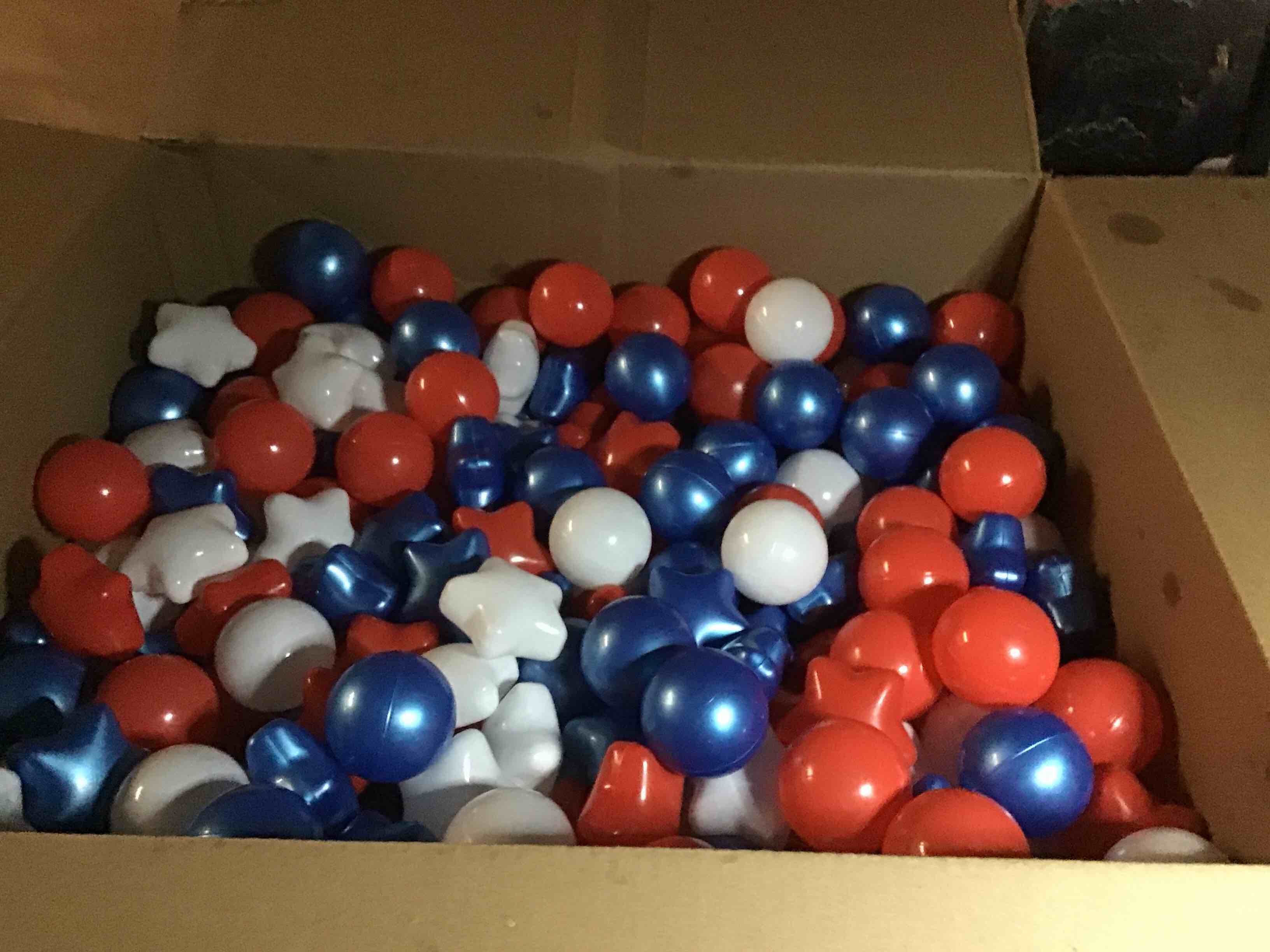 Condition photo showing Good Condition for TRENDPLAY Ball Pit Balls Stars : Different Shapes - Mix Stars Shapes for Kids, Perfect for Parties, Pink Green Blue White Gray 50 100 200 500 Pack