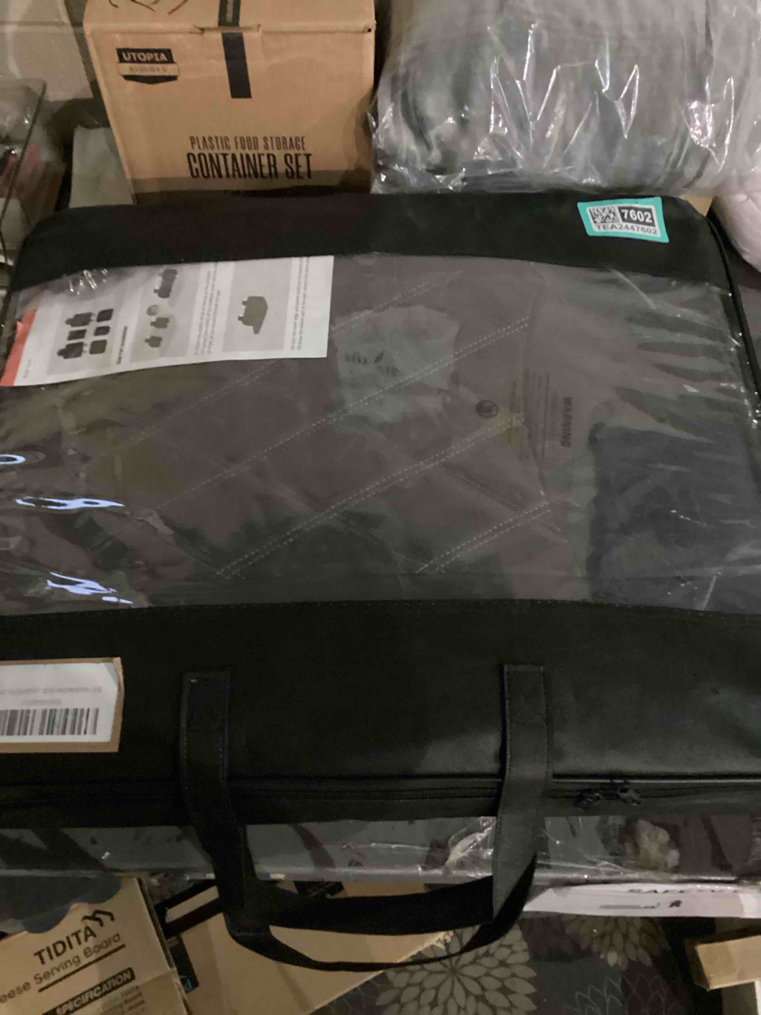 Condition photo showing As Is for Seat Covers for 2009-2025 Ford F150 SuperCrew & 2017-2024 F250/F350/F450 Super Duty Crew Cab with Waterproof Faux Leather 2 Front seat Black-Gray Front Seat