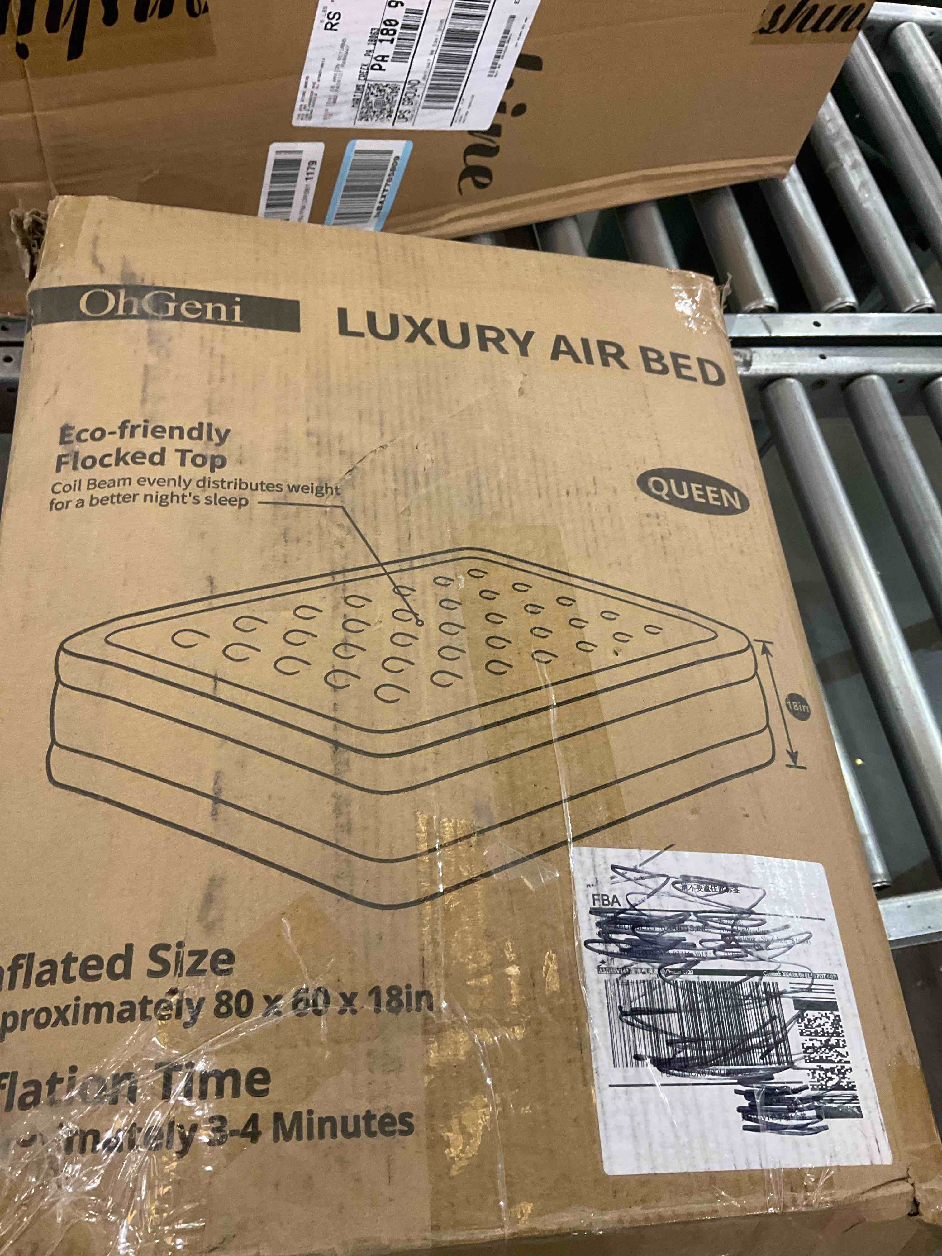Queen size air bed