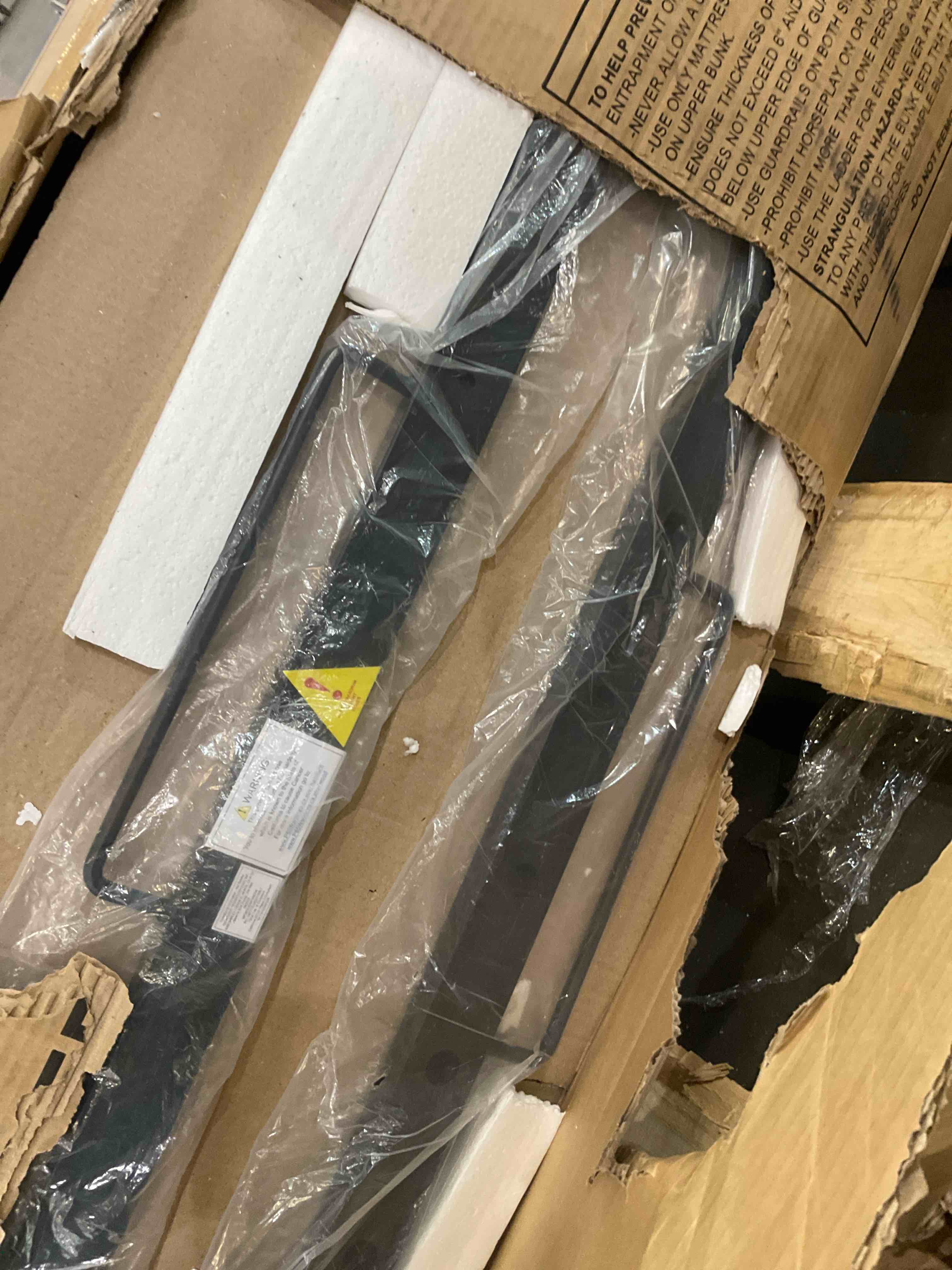 Loft Bed - Black bed Red Slide 