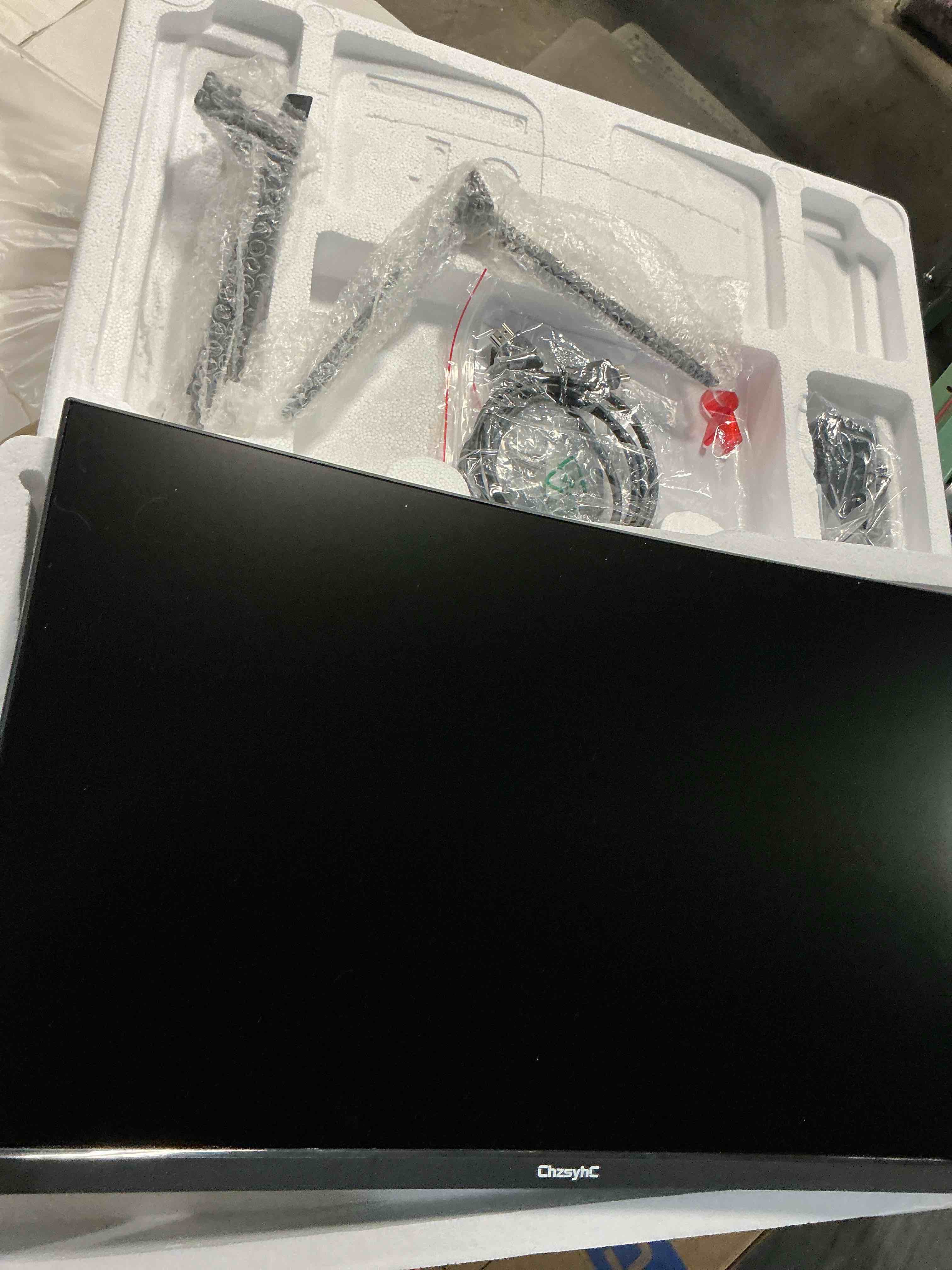Condition photo showing Good Condition for 24 Inch 180Hz Curved Gaming Monitor, FHD 1080P (1920x1080), 1800R Curvature, 1ms MPRT, FreeSync, HDMI 2.0 & DP 1.4 Ports, VESA Mount Compatible - Includes HDMI Cable 24 Inch 1K 180Hz