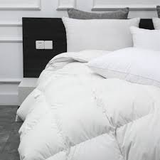 three geese down feathers fiber comforter oversized king size - 750 fill power all season down duvet insert, ultra-soft hotel collection white comforter, baffle-box design - noiseless -medium warmth.