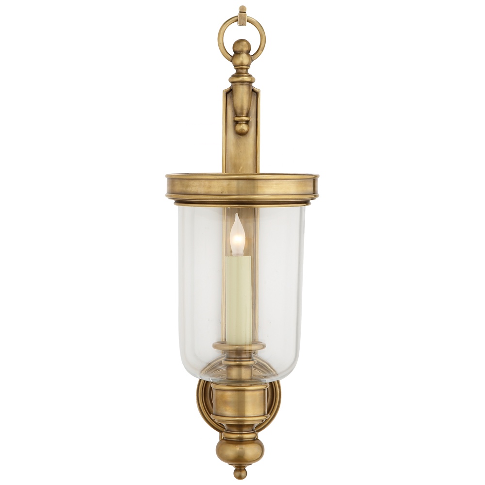 Georgian Small Hurricane Wall Sconce (CHD 2102AB)