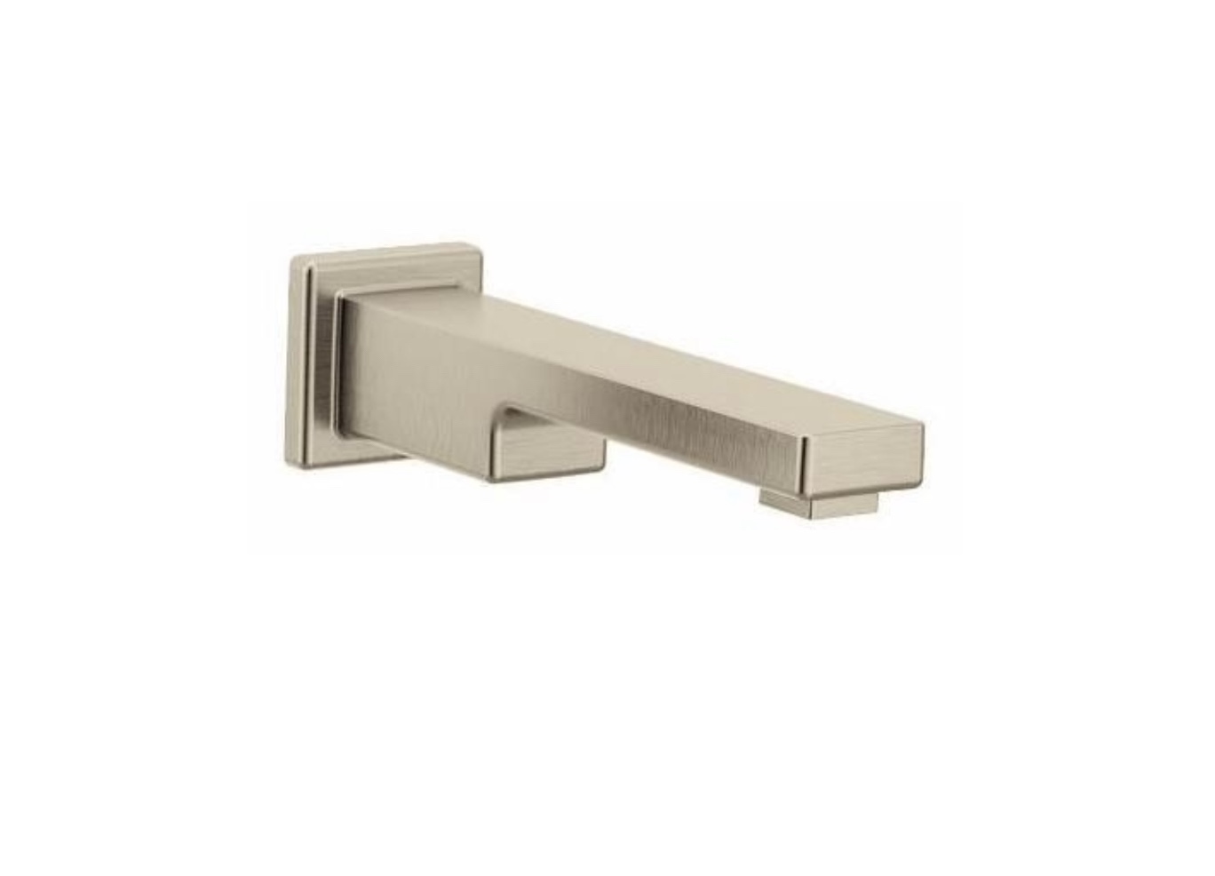 90 Degree 10" Tub Spout - Brushed Nickel TFS3898BN Moen