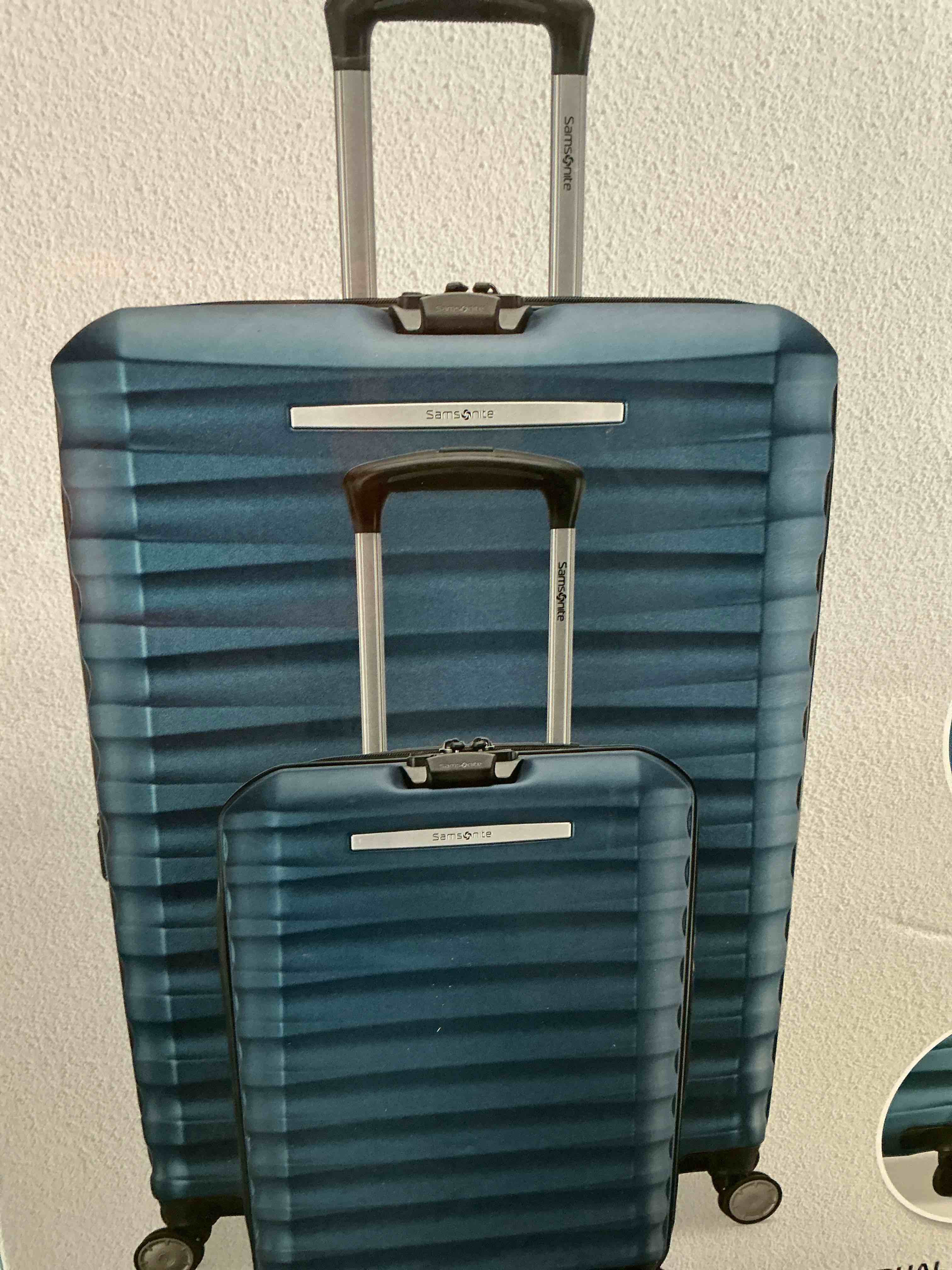 samsonite ridgeway 2 hardside spinner luggage set, 2pc, navy