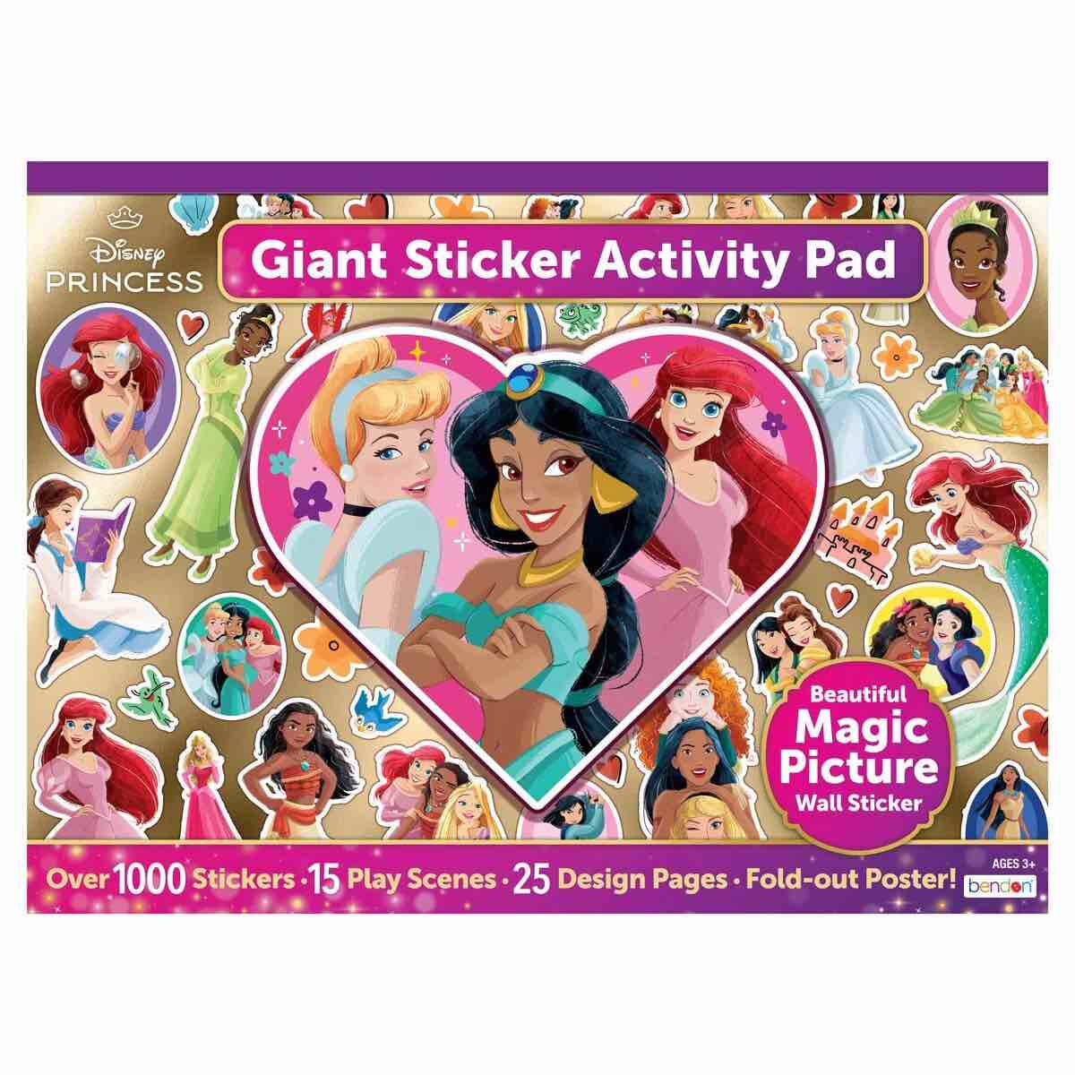 Giant Activity Sticker Pad Princess 