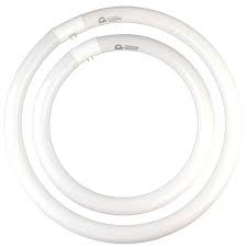 FC16T9/CW 40W & FC12T9/CW 32W Cool White Set, 16 inch T9 40 Watts & 12 inch 32 Watts Round Fluorescent Light Bulb, Circular Bulb Kitchen and Bath, 841 4100K, G10q 4 pin Prong