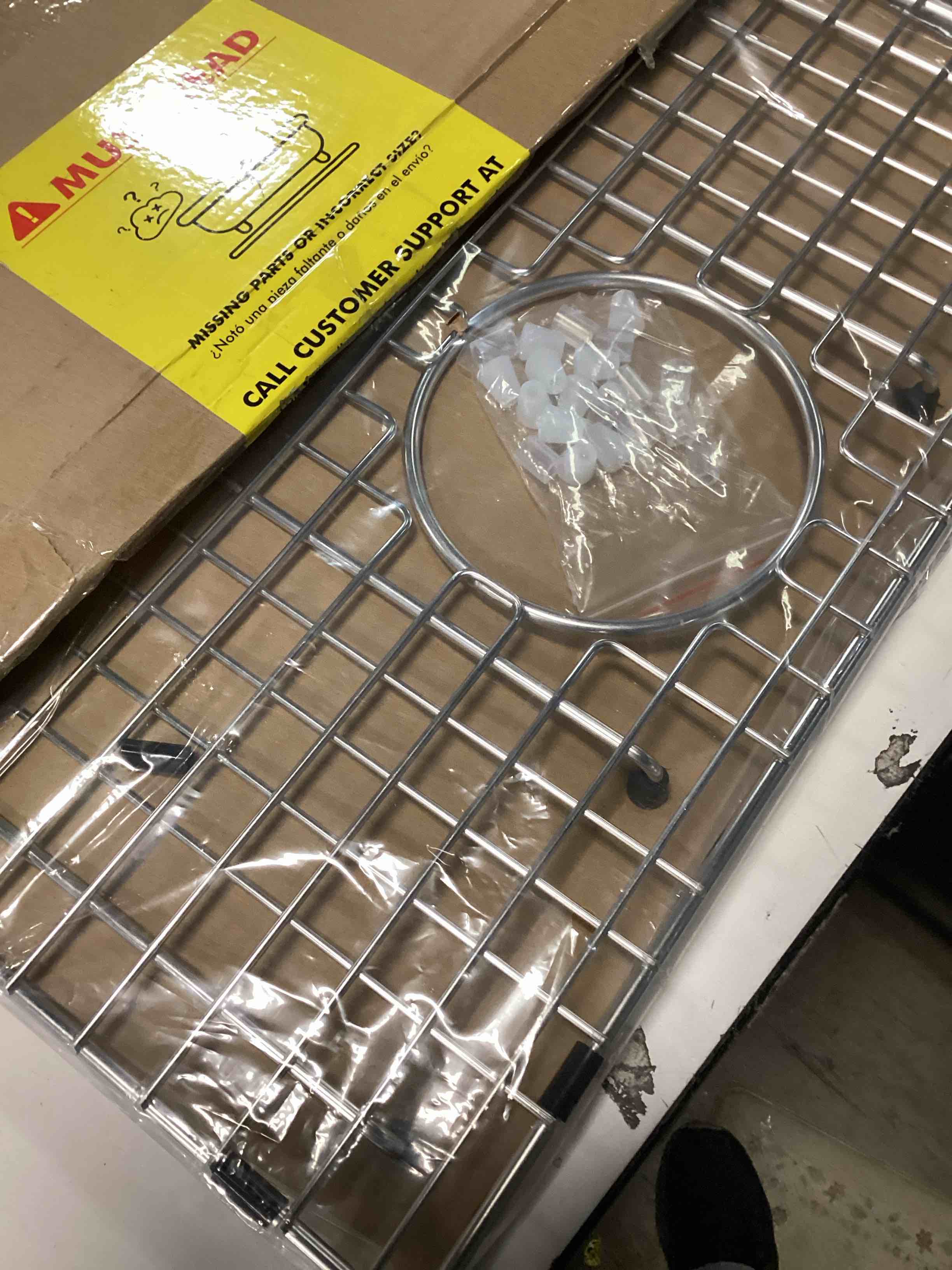 Condition photo showing Good Condition for Serene Valley Sink Grid 19" X 14-1/8", Rear Drain with Corner Radius R 3/8", SVH1914R