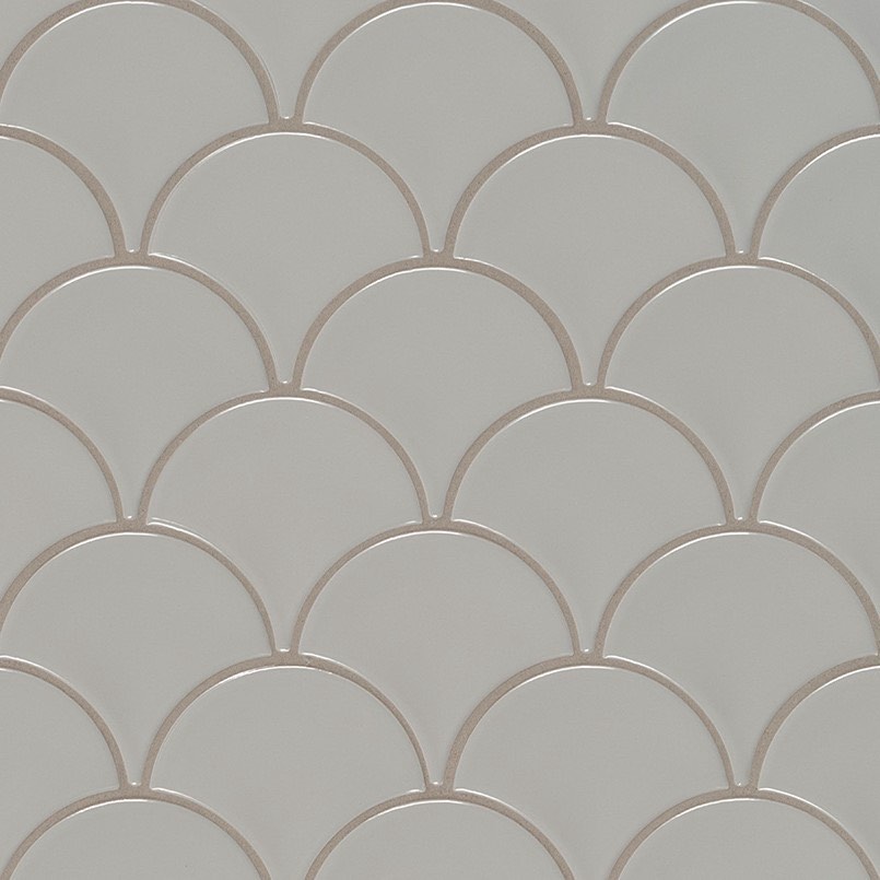 MSI 15 piece scallop glossy tile