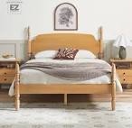 vivienne traditional easy assembly solid wood turned spindle bed