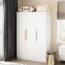 Apollonios Solum 47"Wide Armoire Wardrobe Closet For Hanging With 2 Drawers & Shelves