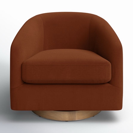 Bennett 28.78'' Wide Swivel Barrel Chair