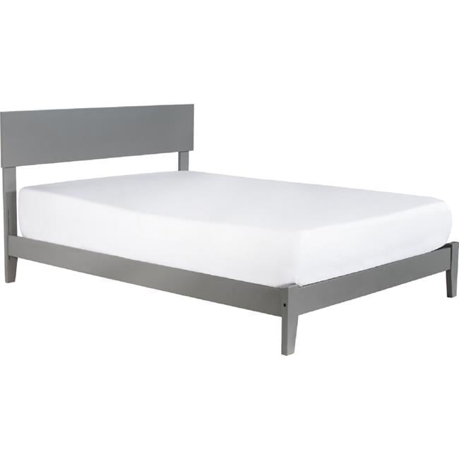 docasa queen bed frame (incomplete) brown 