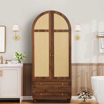 Cahari 74.8'' H X 31.5'' W X 19.7'' D Armoire With 2 Drawers