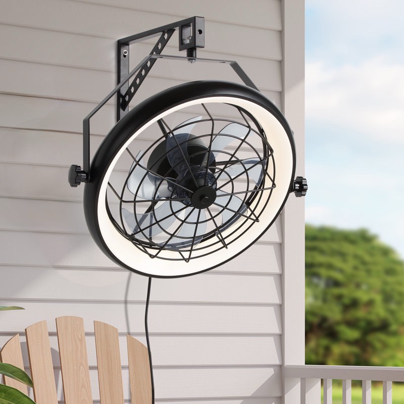 23" Latresha Fansconce Wall Mounted Fan