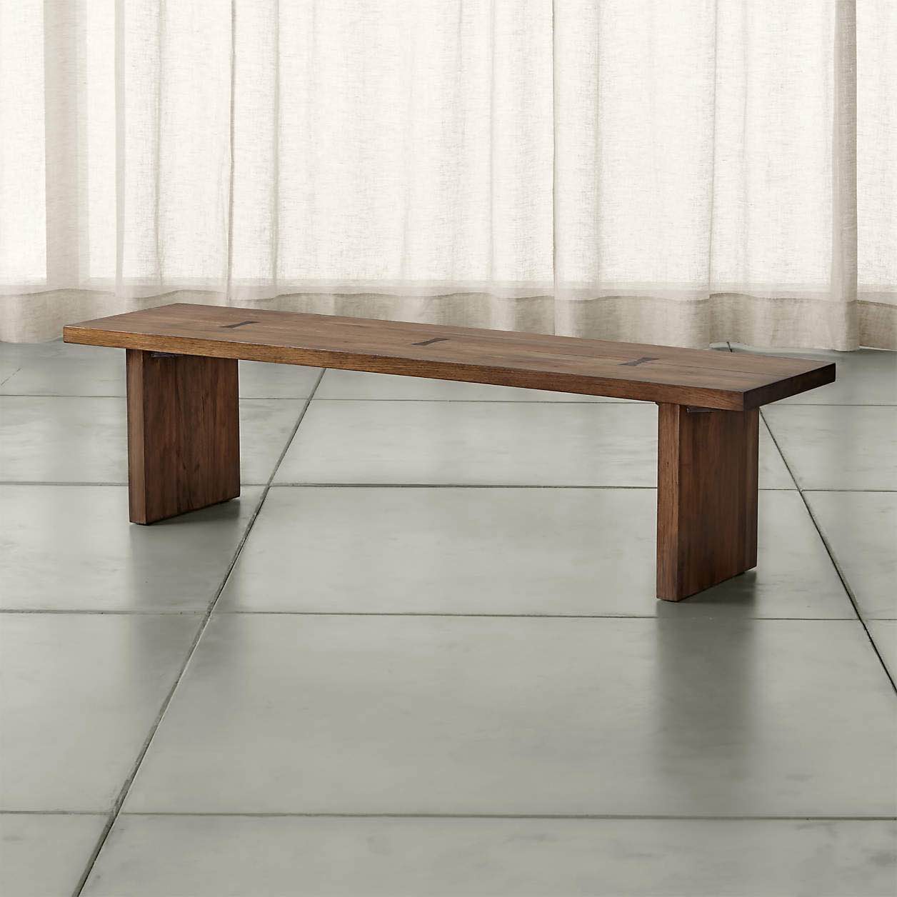 Monarch Shiitake Walnut Bench