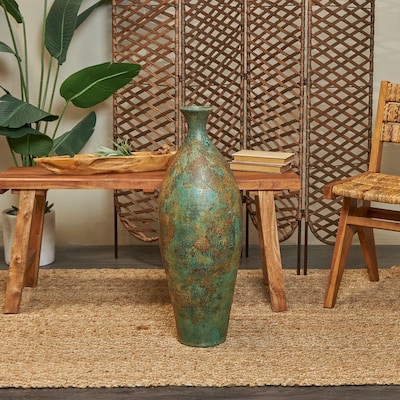 Grayson Lane Green Ceramic Rustic Vase