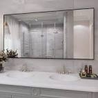 Amara High-Strength Tempered Glass and Aluminum Alloy Framed French Cleat Mounted Wall Decor Bathroom Vanity Mirror 