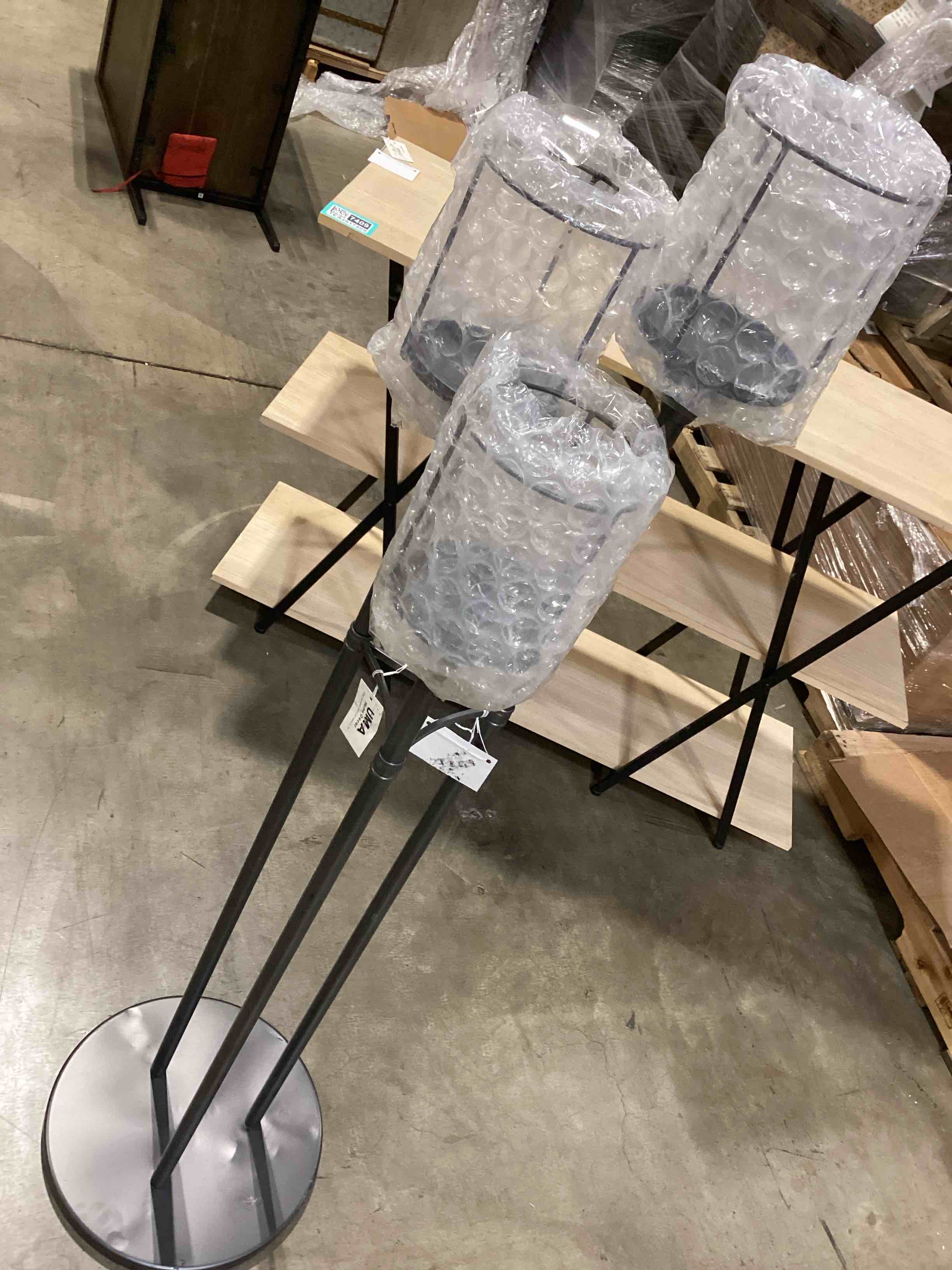 Metal Floor Candle Holder