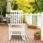 (incomplete) Outdoor Bello Rocking Solid Wood Chair