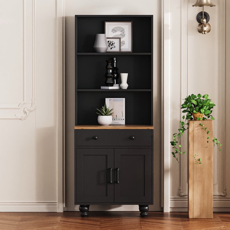 Ertis 62.9” Kitchen Pantry with Drawer Finish