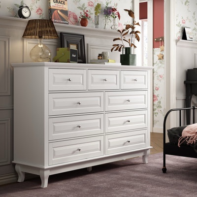 9 Drawer Dresser 55'' W