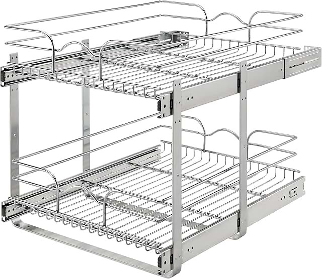 Rev-A-Shelf Kitchen Cabinet Pullout Shelf Organizer