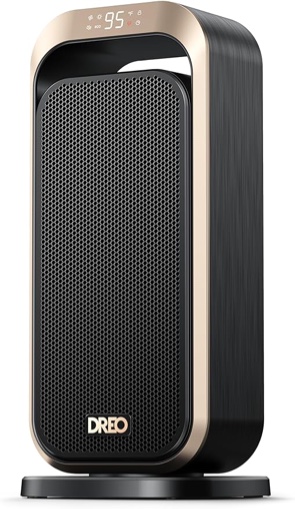 Dreo Space Heaters for Indoor Use, Portable Heater with 70°Oscillation, 1500W Electric Heater with Thermostat, Fast Safety, Remote, 12H Timer, Updated PTC Ceramic Heater for Office Home, Solaris 317