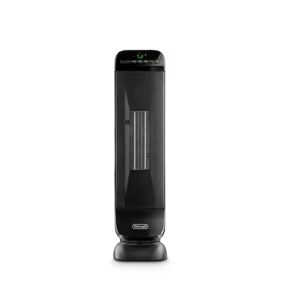  DeLonghi Up to 1500-Watt Ceramic Tower Indoor Electric Space Heater with Thermostat