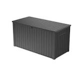 170-gallon outdoor storage deck box, weather-resistant, (graphite)